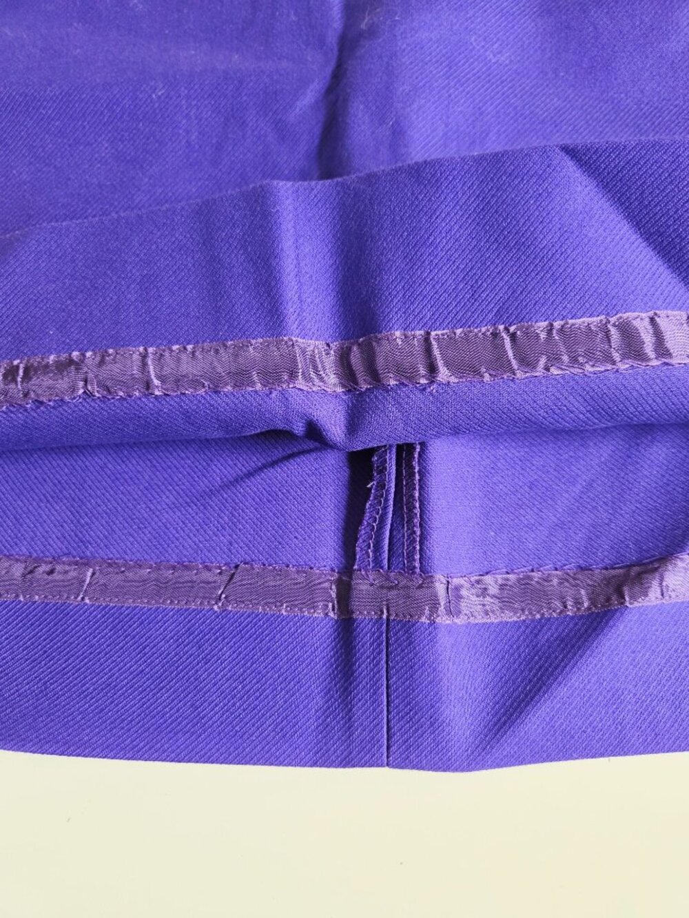 J. Crew Factory Women's Mini Skirt 100% Cotton Indigo Purple Size 6 NWT - Picture 7 of 10